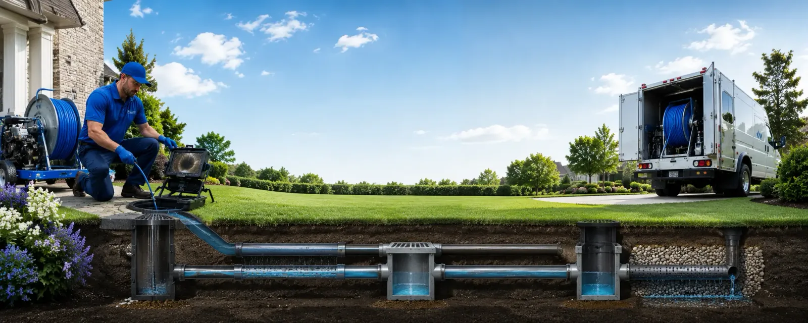 Outdoor drain cleaning information for Guy, AR